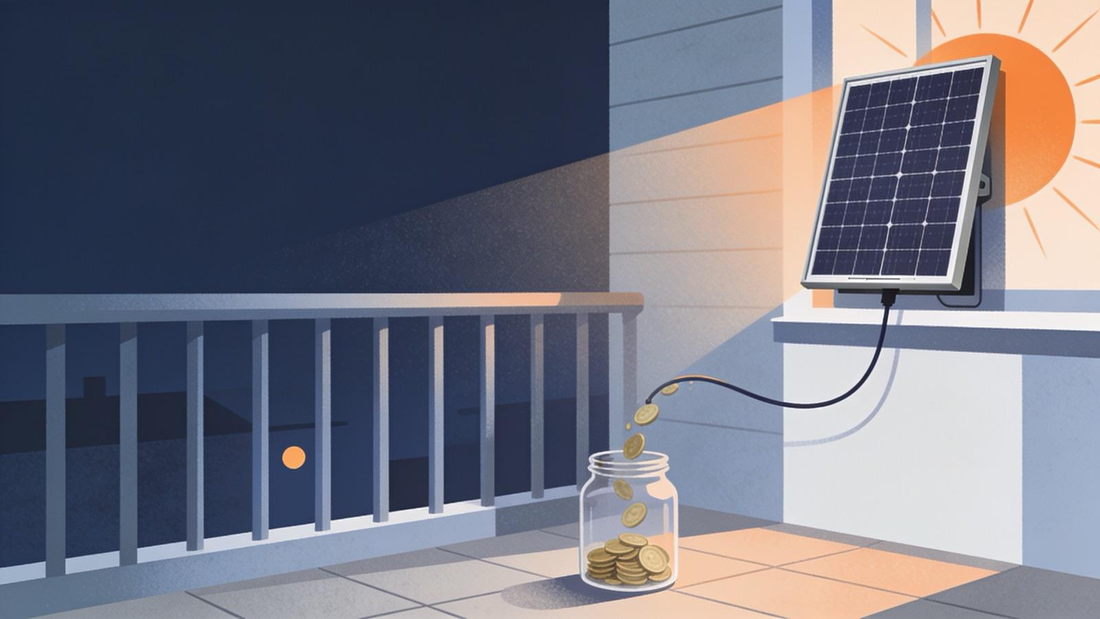 Illustration for Are Plug-In Solar Panels Worth It?