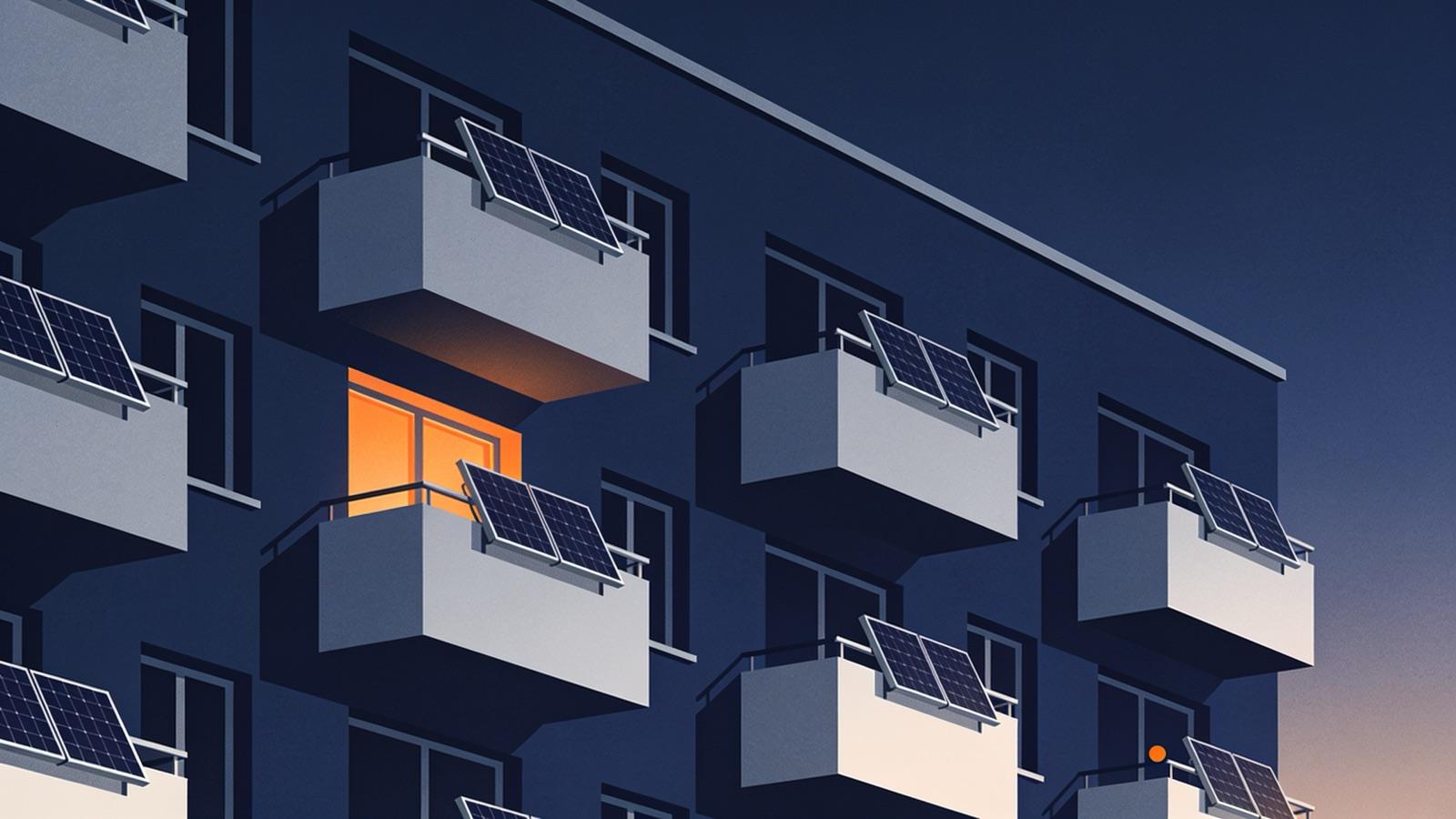 Illustration for Plug-In Solar for Apartments and Renters